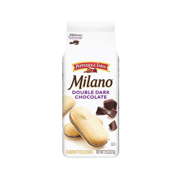 banh quy milano pep. farm double chocolate 213g
