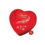 chocolate lindt lindor milk crystal heart 96g