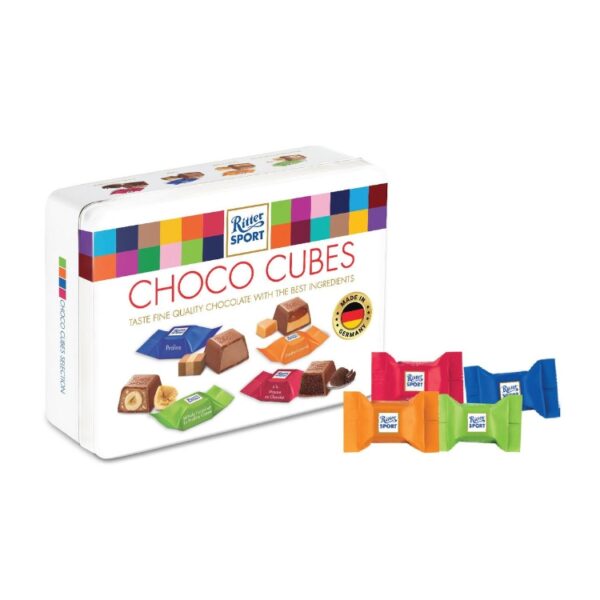 chocolate vien hon hop ritter sport cubes 192g