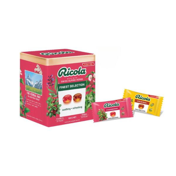 hop keo thao moc ricola finest selection 100g